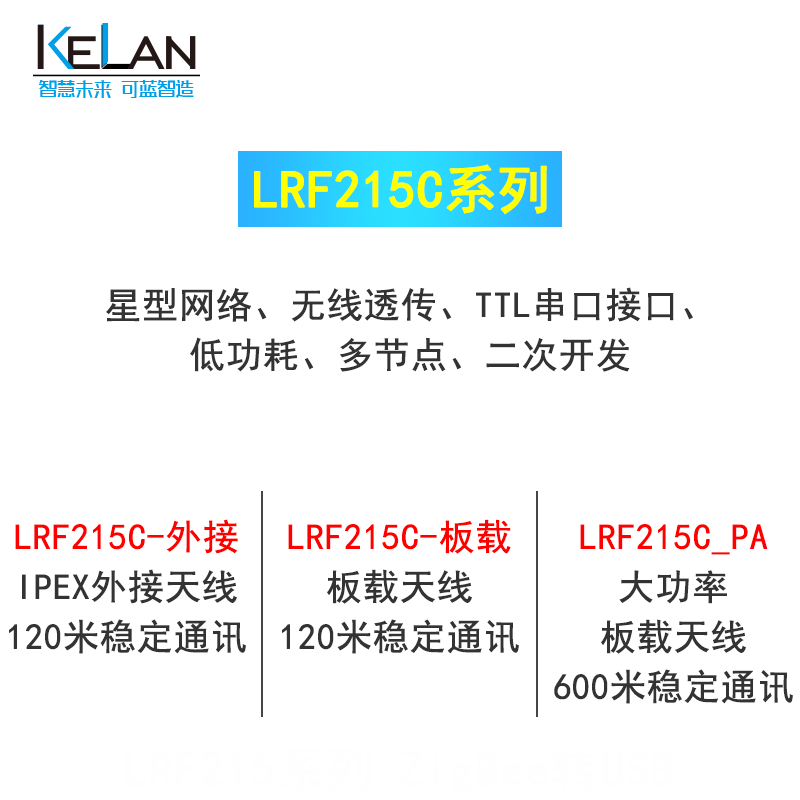 zigbee无线串口模块 LRF215C系列